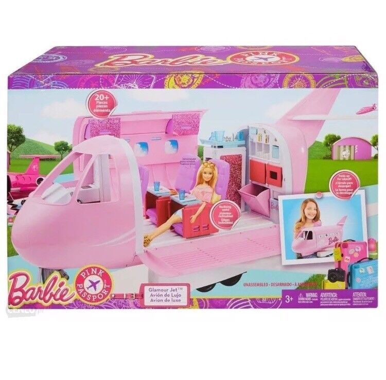 barbie airplane passport glamour vacation jet